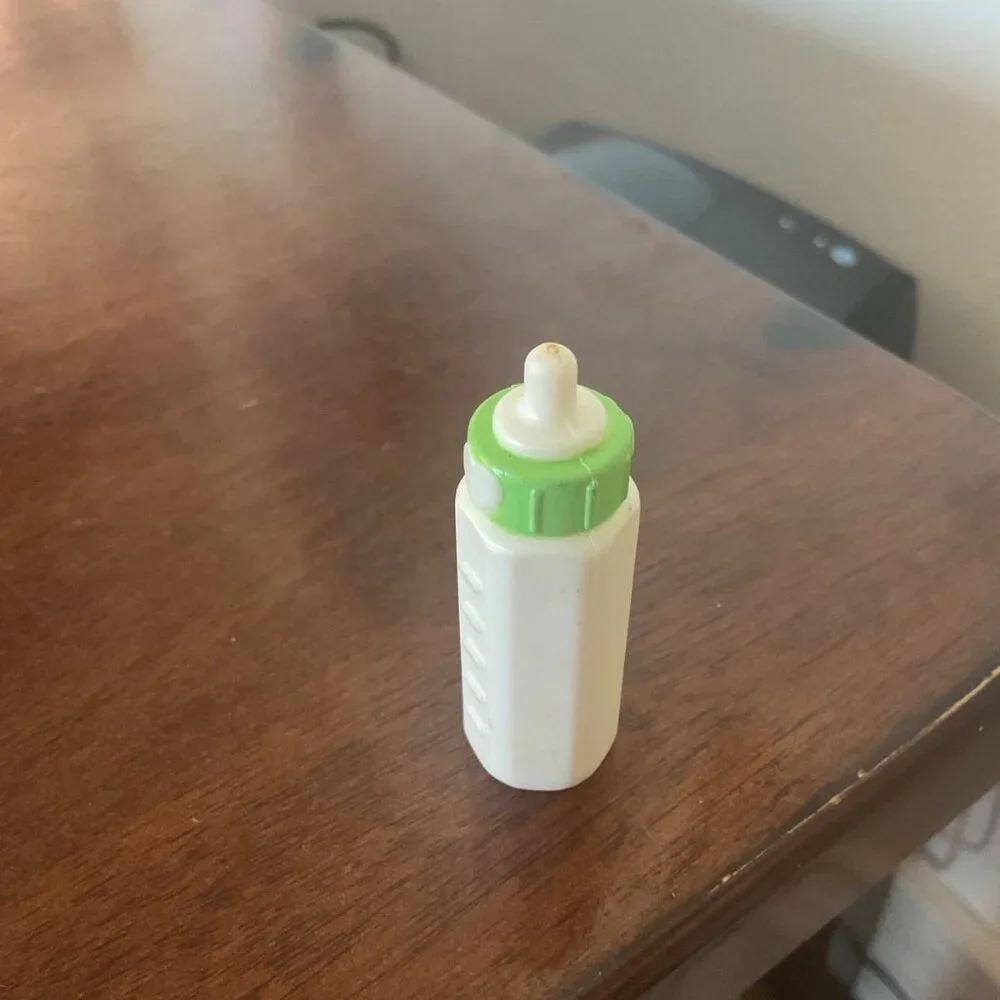 My Little Pony G1 Vintage Original HASBRO Accessories WHITE green BABY BOTTLE